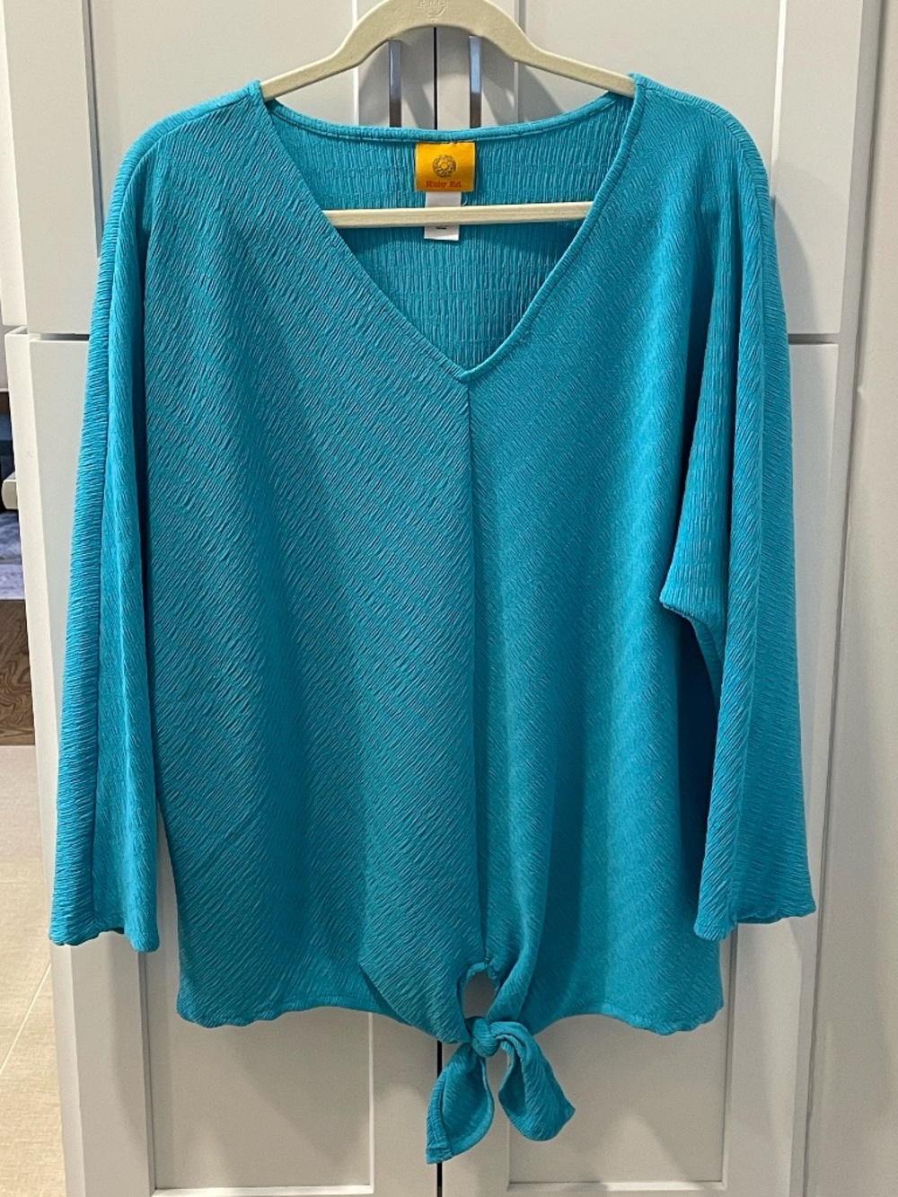 Turquoise Tunic Top by Ruby Rd. Size XL